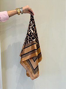 Lenço Acetinado Pantera