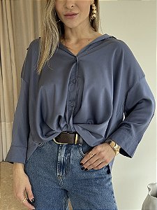 Camisa Acetinada Carina
