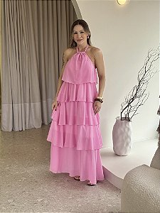 Vestido Longo Camadas Nastya