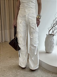 Calça Jeans Cargo Carol