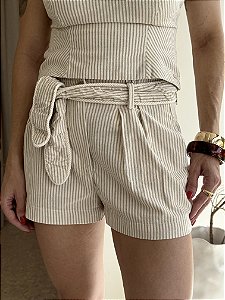 Shorts Listrado Liana