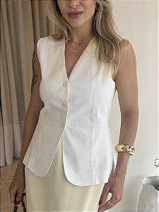 Colete Linho Regiane