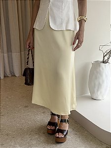 Saia Midi Cetim Cecy