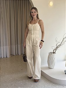 Macacão Jeans Romana