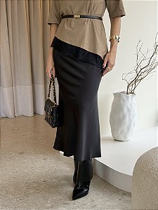 Saia Longuete Cetim Maraika