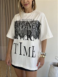 T-Shirt Renda Happiness