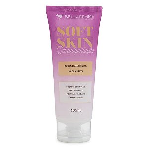￼GEL ANTIPOLUIÇÃO 100 ML - ÁCIDO HIALURÔNICO - ARGILA PRETA - BELLA FEMME