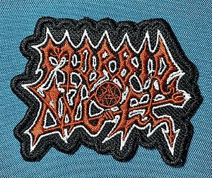 Morbid Antel patch bordado termocolante