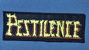 Pestilence patch bordado termocolante