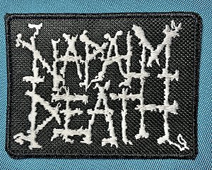Napalm Death patch bordado termocolante