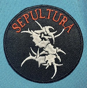 Sepultura logo tribal Patch Bordado Termocolante