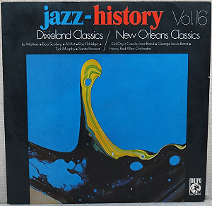 JAZZ HISTORY - DIXIELAND CLASSICS / NEW ORLEANS CLASSICS - VOL. 16 ( 2 LPS / CAPA DUPLA)