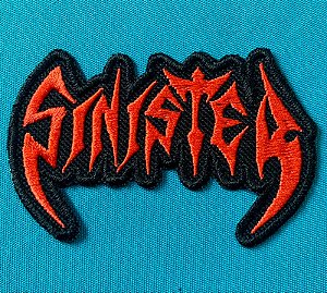 Sinister patch bordado termocolante