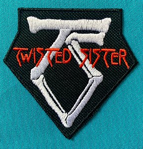 Twisted Sister patch bordado termocolante