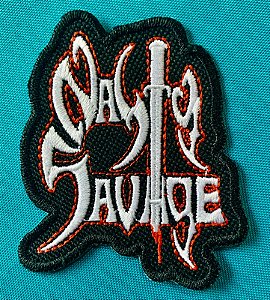 Nasty Savage patch bordado termocolante