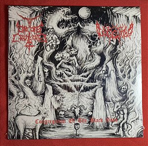 Caedes Cruenta / Catacumba: (Grécia / Brasil) Congregation of the Black Gods - Compacto Split 7" EP