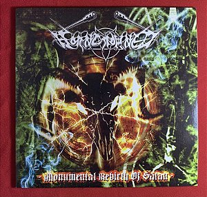 Horncrowned (Colombia): Monumental Rebirth of Satan - Gatefolded 7" EP