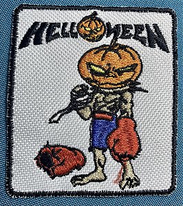 Helloween Mascote patch bordado termocolante