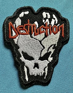 Destruction patch bordadeo termocolante