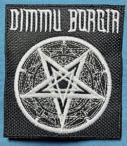 Dimmu Borgir Pentagrama Logo - patch bordado termocolante