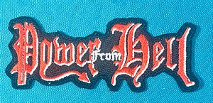 Power From Hell Patch bordado