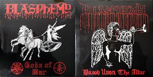 Blasphemy: Blood Upon The Altar / Gods of War - Doble 12”Gatefolded LP