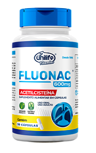 Acetilcisteína- 30 cáps (Fluonac)