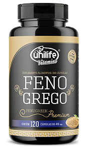Feno grego premium - 120 cáps 410 mg
