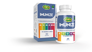 Imunize - Vitaminas A, C, D, E, B12 + Selênio e zinco - 60 cáps