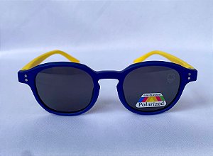 Óculos Bessinha - Azul com Amarelo