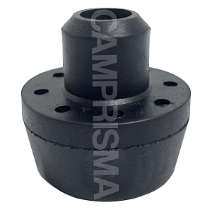 Coxim Inferior Do Radiador Compatível Renault Captur, Duster, Logan, Oroch, Sandero E Scenic (Ø 18mm)