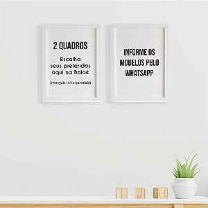2 Quadros da Loja