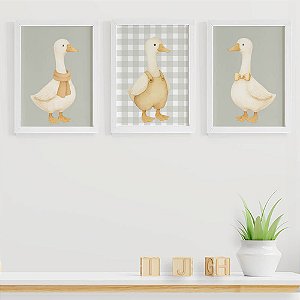 Quadros para quarto de bebê Gansos