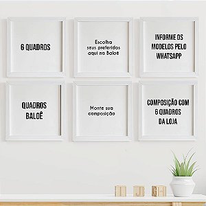 6 Quadros da Loja