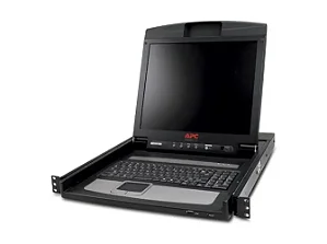 AP5717 - Swich KVM APC Painel LCD de 17'' para rack da APC