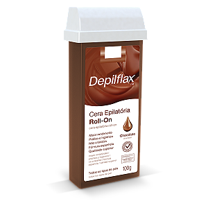 CERA REFIL ROLL ON DEPILFLAX CHOCOLATE 100g
