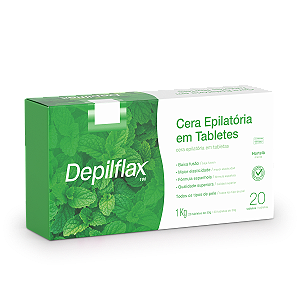CERA EM TABLETES DEPILFLAX HORTELÃ 1KG