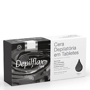 CERA EM TABLETES DEPILFLAX NEGRA 1KG