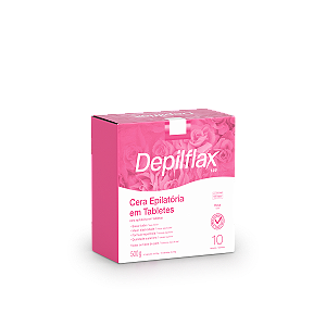 CERA EM TABLETES DEPILFLAX ROSA 500G