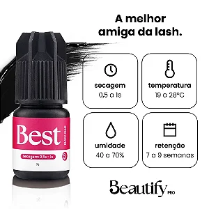 COLA PARA EXTENSÃO DE CÍLIOS - BEAUTIFY PRO - BEST 3G