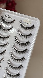 CÍLIOS E01 MINI BASE TRANSPARENTE (10 PARES)
