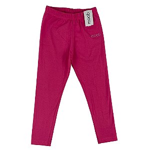 Legging Infantil Menina em Malha Cotton - Pink