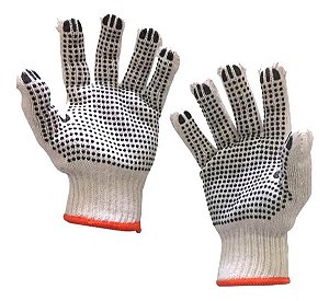 Luva Pigmentada PVC 10" 12pares Titanium