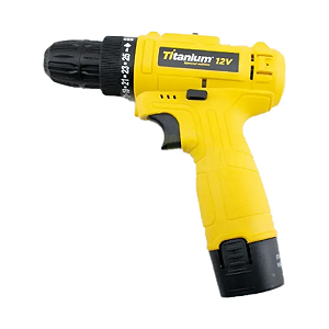 Parafusadeira/Furadeira T12 Special Edition Amarela 12V Bivolt Titanium