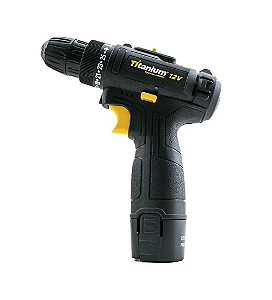 Parafusadeira/Furadeira T12 Special Edition Preta 12V Bivolt Titanium