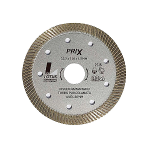 Disco Diamantado Turbo Porcelanato 110 X 1.0mm Prix Lotus