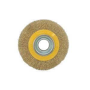 Escova Circular 6 x 3/4"Ond. Laton. Flex Lotus