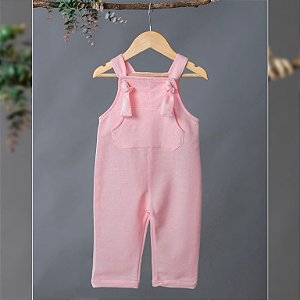 Jardineira Moletinho Felicidade para Bebê – Conforto e Estilo