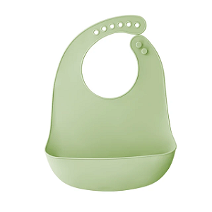 Babador de Silicone para Alimentação Bebê - Cata Migalhas e Ajustável