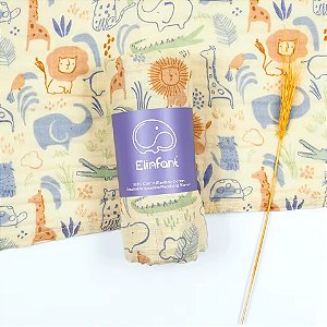 Fraldão/Cueiro de Musselina Estampado (120x110cm)
